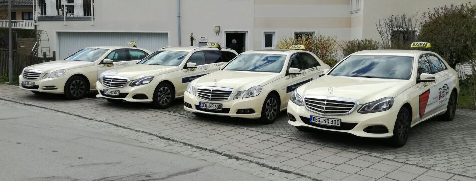 Taxi am Stand in Deggendorf